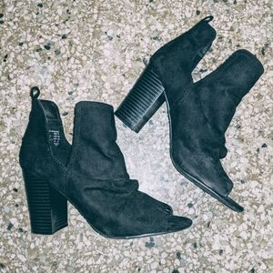 Suede Ankle Booties